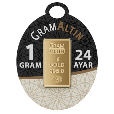  GramAltın 1 Gram Külçe Altın 995